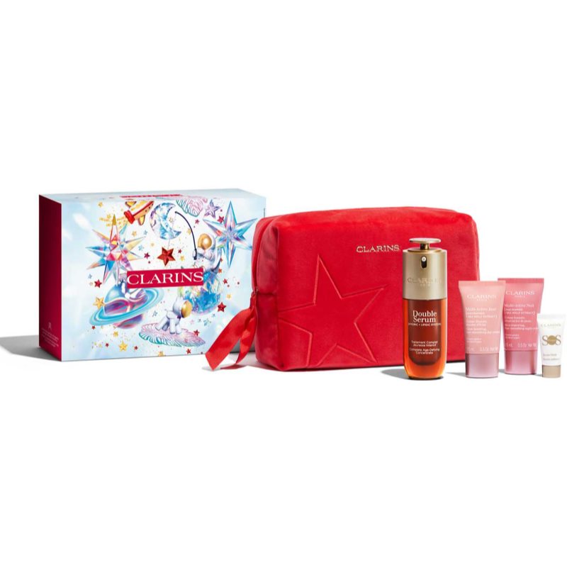 Clarins Double Serum & Multi-Active Collection set cadou Luminosity (pentru un aspect intinerit)