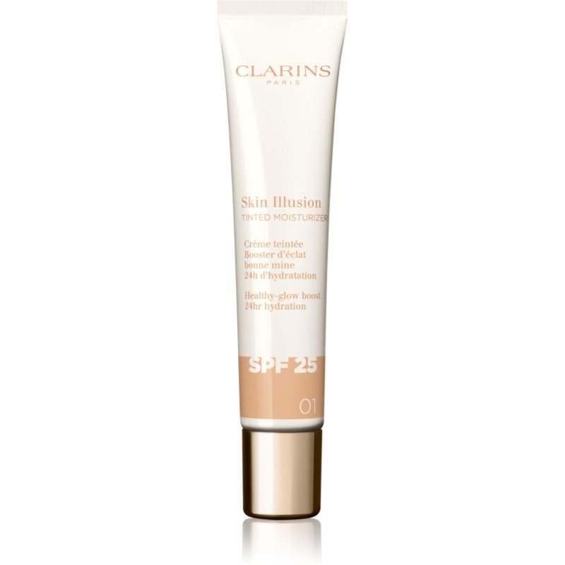 Clarins Skin Illusion Tinted Moisturizer crema tonifianta SPF 25 culoare 01 40 ml
