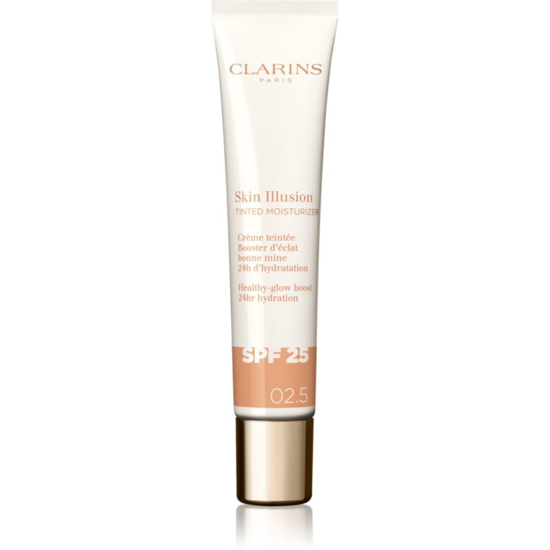 Clarins Skin Illusion Tinted Moisturizer crema tonifianta SPF 25 culoare 02 40 ml