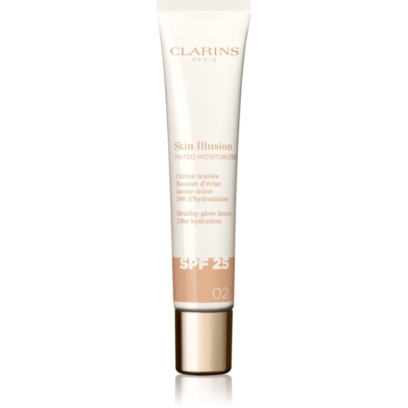 Clarins Skin Illusion Tinted Moisturizer crema tonifianta SPF 25 culoare 02.5 40 ml