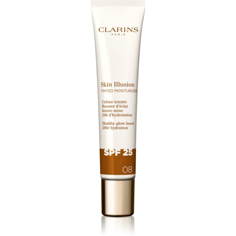 Clarins Skin Illusion Tinted Moisturizer crema tonifianta SPF 25 culoare 08 40 ml