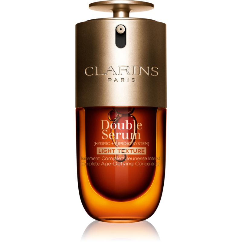 Clarins Double Serum Light Texture ser intensiv împotriva îmbătrânirii pielii 30 ml Clarins Double Serum Light Texture ser intensiv împotriva îmbătrânirii pielii 30 ml