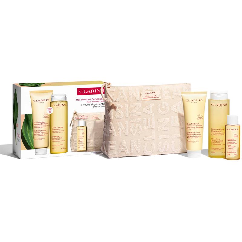 Clarins Cleansing Essentials Normal Skin set cadou perfecta pentru curatare