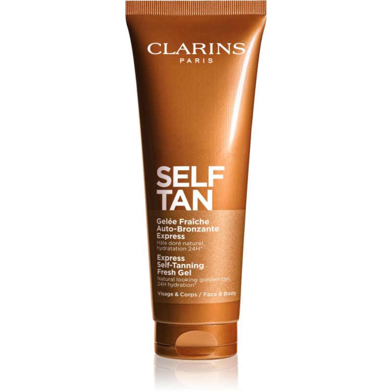 Clarins Self Tan Express Self-Tanning Fresh Gel gel autobronzant cu efect de hidratare 125 ml
