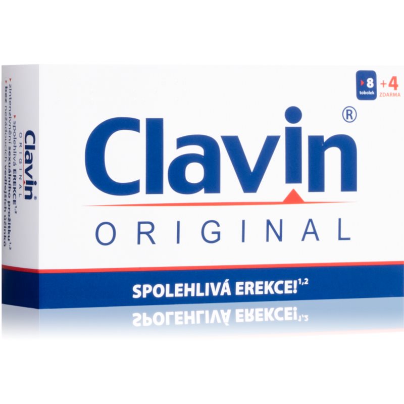 Clavin ORIGINAL tobolky pro podporu erekce 12 cps