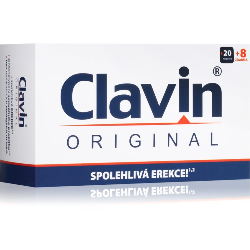 Clavin ORIGINAL tobolky pro podporu erekce 28 cps