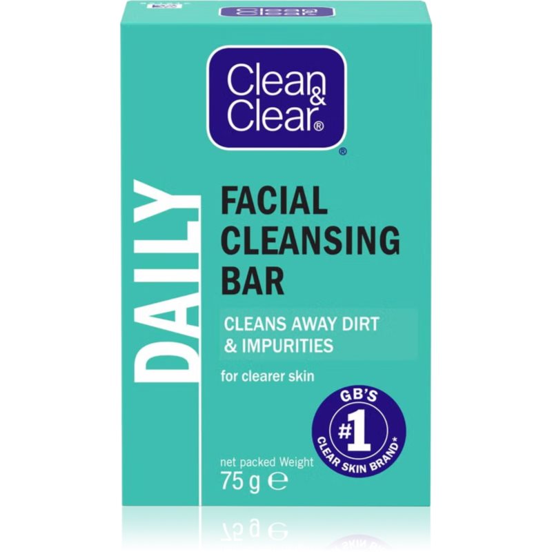 Clean & Clear Daily săpun solid pentru curățare faciale 75 g