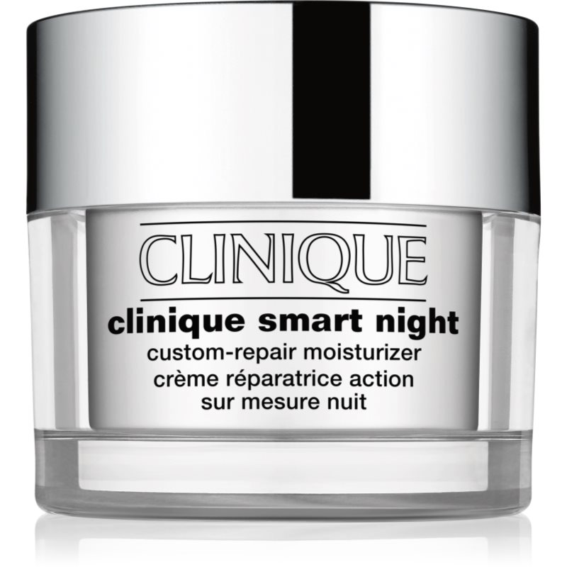 Clinique Smart Night™ Custom-Repair Moisturizer Crema de noapte hidratanta anti-rid pentru tenul gras si mixt 50 ml