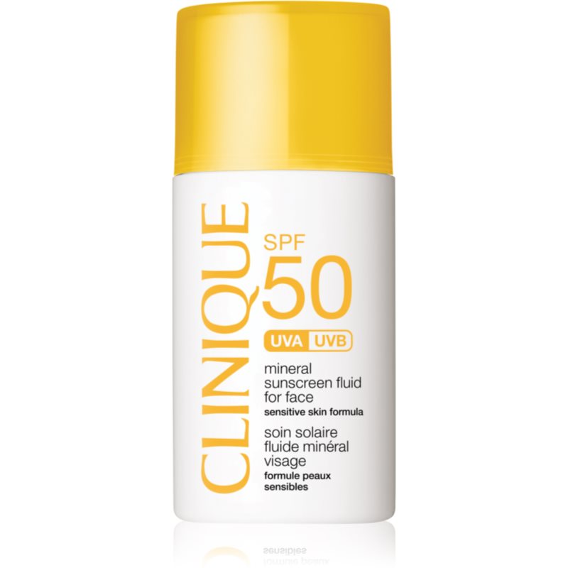 Clinique Sun SPF 50 Mineral Sunscreen Fluid For Face fluid mineral cu protecție solară SPF 50 30 ml