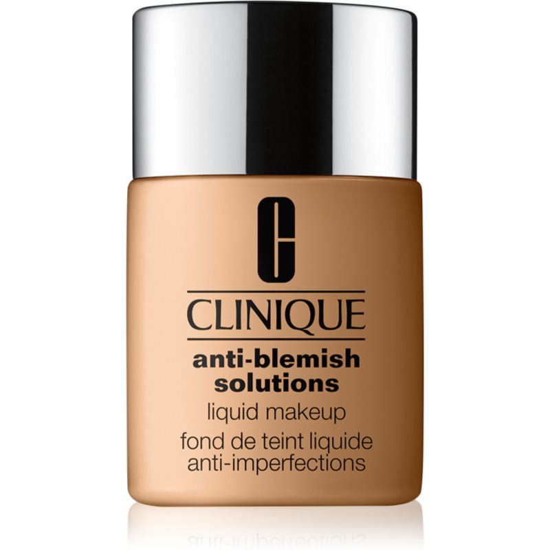 Clinique Anti-Blemish Solutions™ Liquid Makeup acoperire make-up pentru tenul gras, predispus la acnee cu efect de lungă durată CN 70 Vanilla 30 ml
