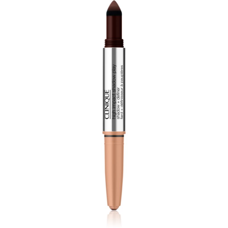 Clinique High Impact Shadow Play™ Shadow & Definer creion pentru ochi duo culoare Café Au Lait 1,9 g