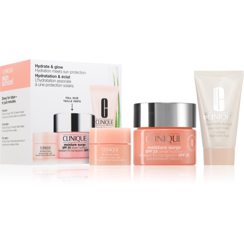 Clinique Hydrate & Glow Set set cadou de Crăciun pentru o hidratare intensa