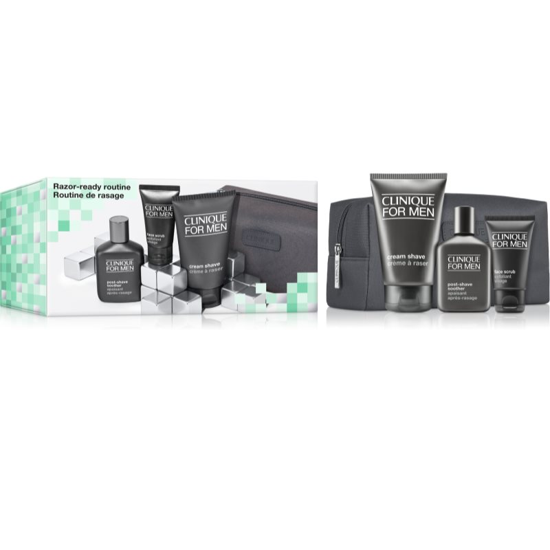 Clinique Holiday For Men Essentials Set set cadou pentru ras si curatarea pielii pentru bărbați