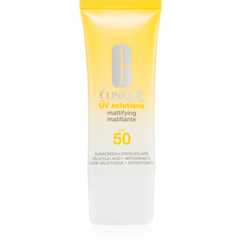 Clinique Sun UV Solutions Matifying Sunscreen SPF 50 crema de soare pentru fata cu efect matifiant 40 ml
