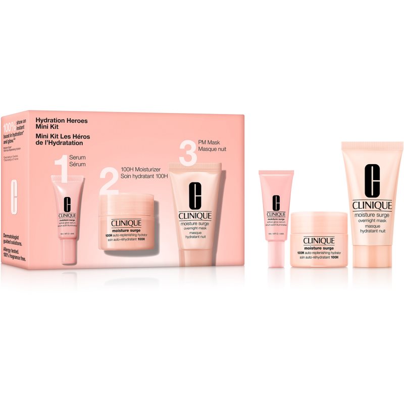 Clinique Mini Kit Hydration Heroes set cadou pentru piele deshidratata