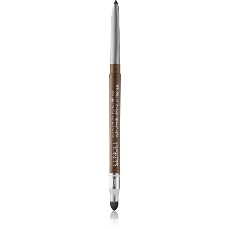 Clinique Quickliner™ for Eyes Intense Lustre eyeliner khol cu particule stralucitoare culoare Chocolate 0.25 g