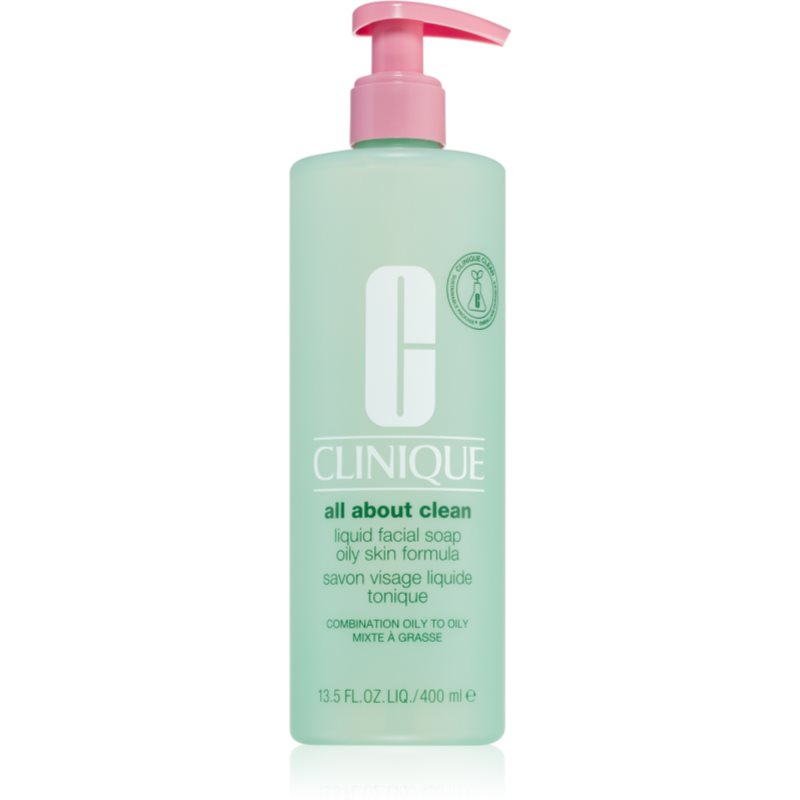 Clinique Liquid Facial Soap Oily Skin Formula Sapun Lichid Pentru Ten Gras Si Mixt 400 Ml