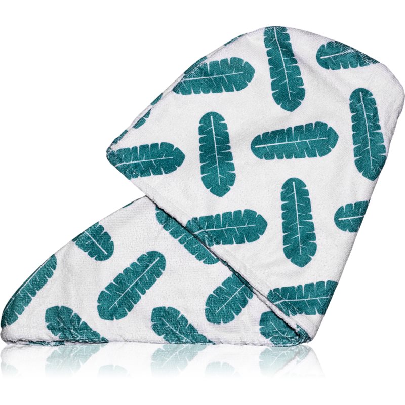 Coco & Eve Microfibre Hair Towel Wrap prosop pentru păr 1.0 Leaf Print