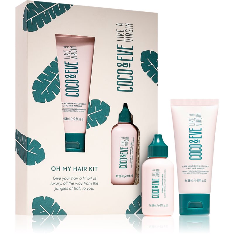 Coco & Eve Like A Virgin Oh My Hair Kit set(pentru un par stralucitor si catifelat)