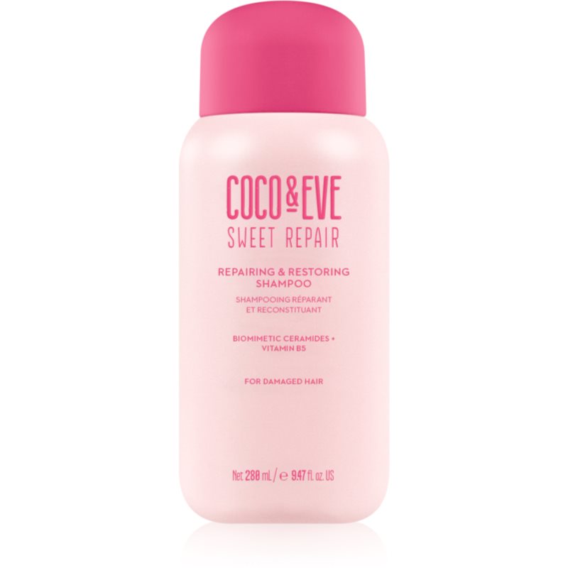 Coco & Eve Sweet Repair Repairing & Restoring Shampoo șampon intens cu efect de regenerare pentru par deteriorat si vopsit 280 ml