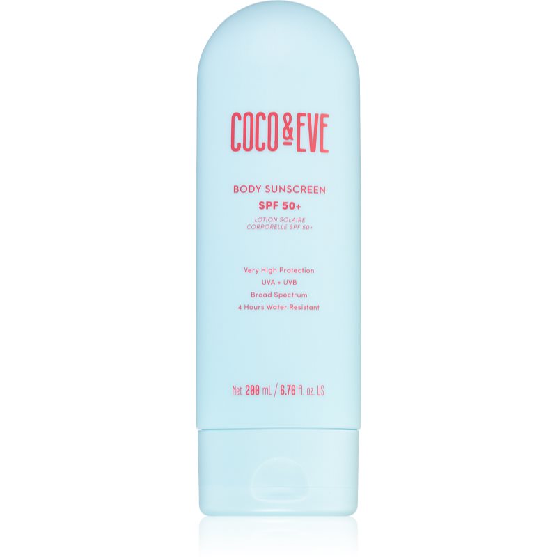 Coco & Eve SPF 50+ Body Sunscreen fluid protecție SPF 50+ 200 ml