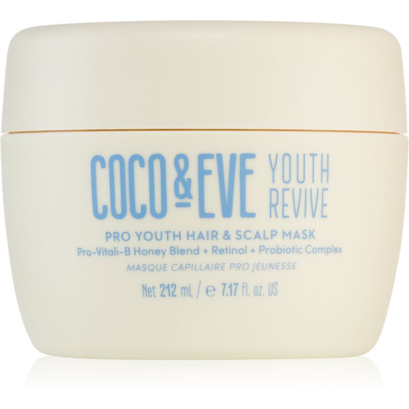Coco & Eve Youth Revive Pro Youth Hair & Scalp Mask Masca Revitalizanta Pentru Par, Cu Efect Anti-imbatranire 212 Ml