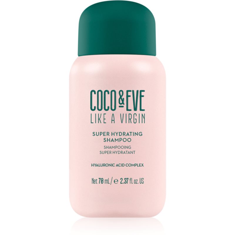 Coco & Eve Like A Virgin Super Hydrating Shampoo sampon hidratant pentru un par stralucitor si catifelat 70 ml