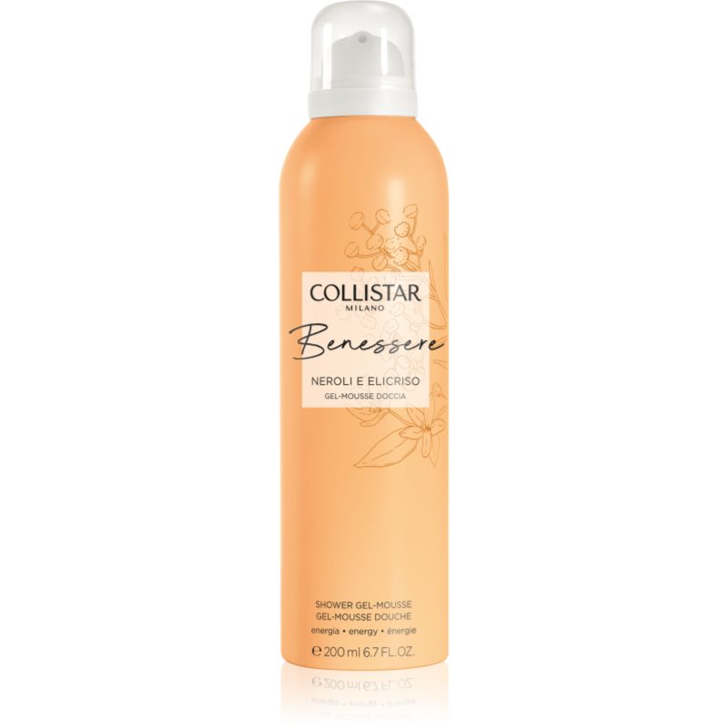 Collistar Benessere Neroli and Helichrysum spumă pentru duș cu textura de gel 200 ml