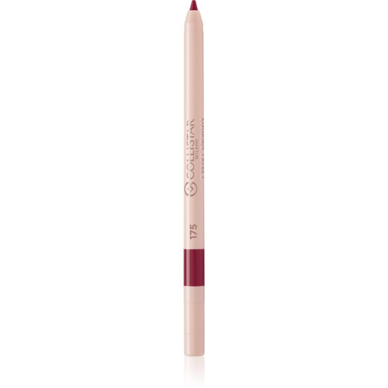 Collistar Twist Design Lip Pencil dermatograf cremos pentru buze culoare 175 - Rubino Rosso 0.4 g
