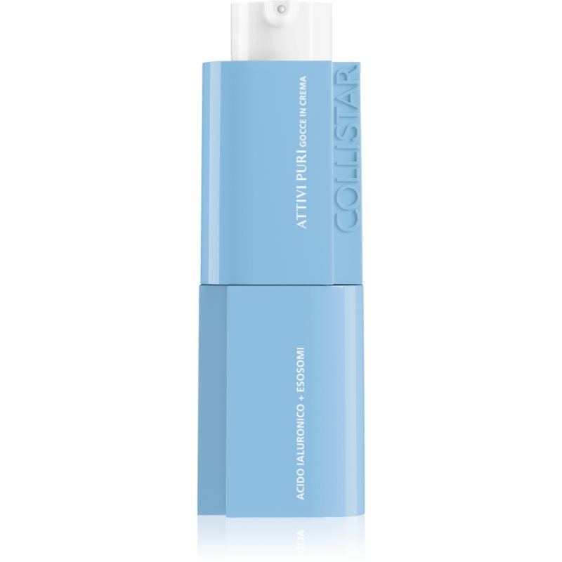 Collistar Attivi Puri Drops in Cream Hyaluronic Acid + Exosomes ser cu hidratare intensă pentru regenerare 30 ml