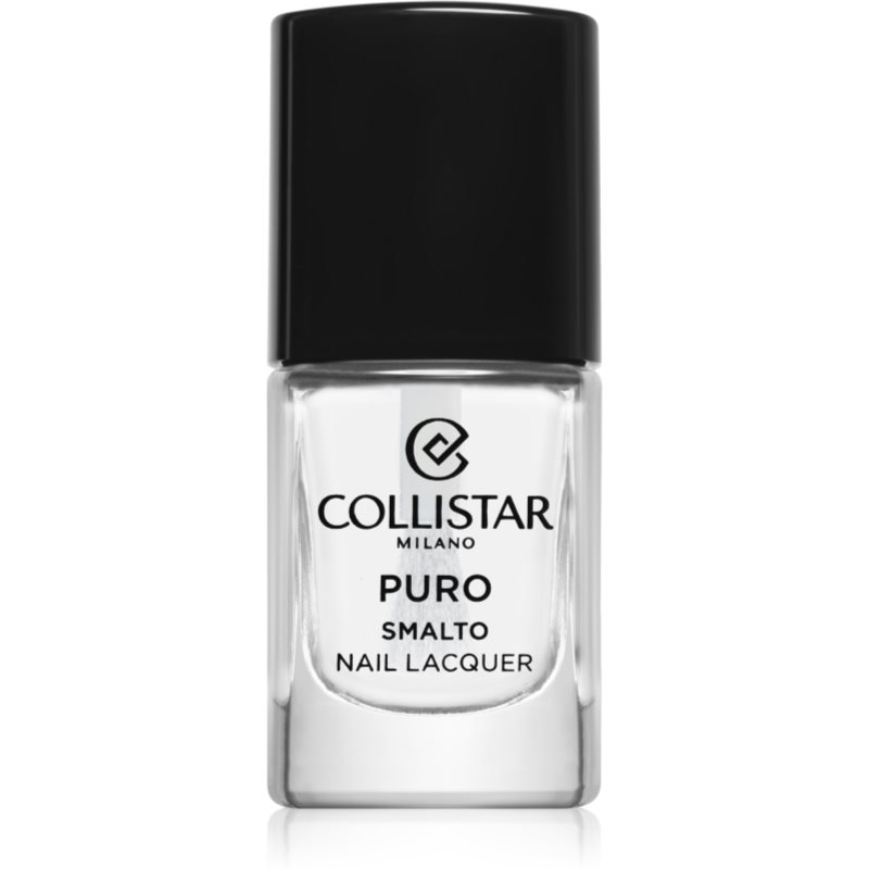 Collistar Puro Long-Lasting Nail Lacquer lac de unghii cu rezistenta indelungata culoare 301 Cristallo Puro 10 ml