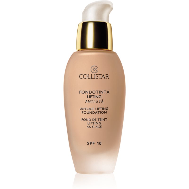 Collistar Foundation Anti-Age Lifting Foundation Fond de ten cu efect de lifting SPF 10 culoare 2 Beige Sabbia 30 ml