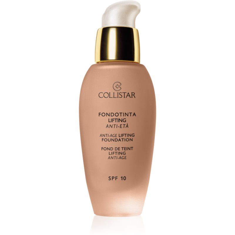 Collistar Foundation Anti-Age Lifting Foundation Fond de ten cu efect de lifting SPF 10 culoare 4 Beige Scuro 30 ml