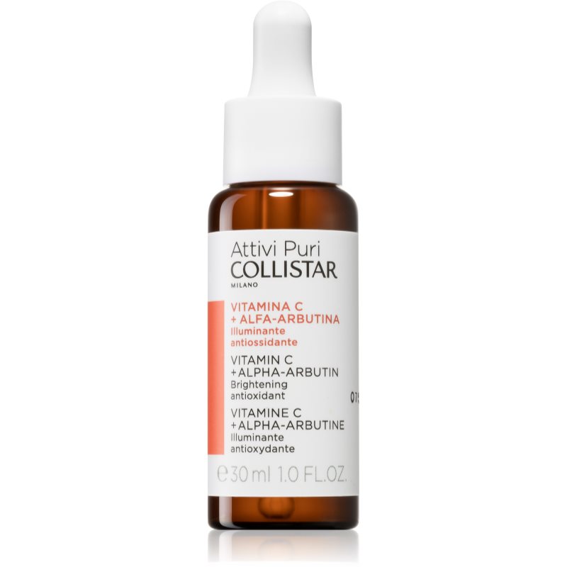 Collistar Attivi Puri Vitamin C + Alfa-Arbutina aufhellendes Gesichtsserum mit Vitamin C 30 ml