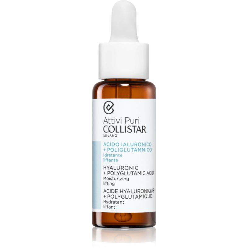 Collistar Attivi Puri Hyaluronic + Polyglutamic Acid Serum lifting Gesichtsserum mit Hyaluronsäure 30 ml