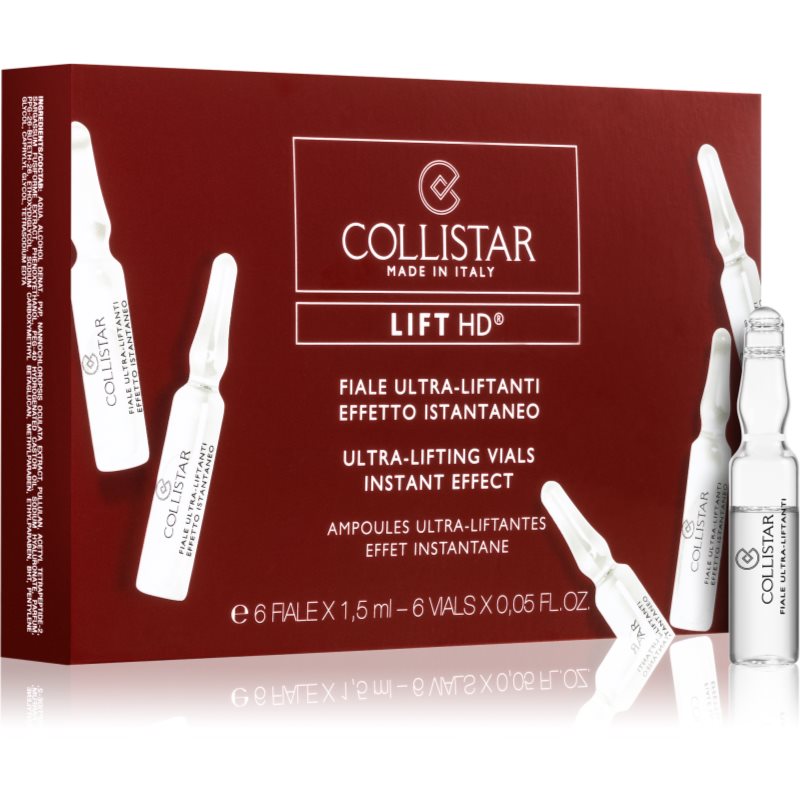 Collistar Lift HD Ultra-Lifting Vials Instant Effect ser facial cu efect de lifting 6 x 1.5 ml