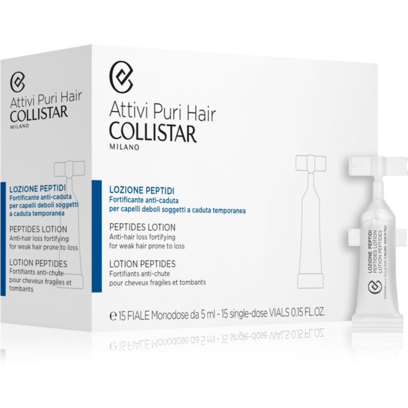 Collistar Hair Peptides Lotion Anti-hair Loss ulei pentru par cu peptide 15x5 ml