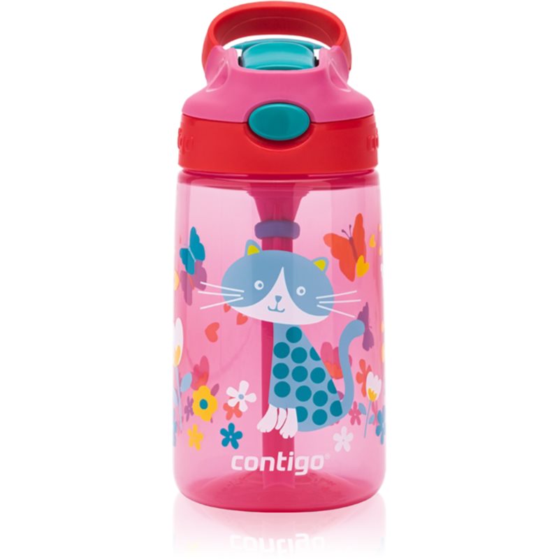 Contigo Gizmo Flip sticla pentru apa pentru copii Cherry Cat 420 ml