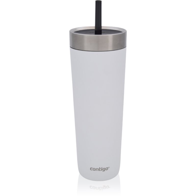 Contigo Luxe Spillproof Tumbler cană termoizolantă culoare White 720 ml
