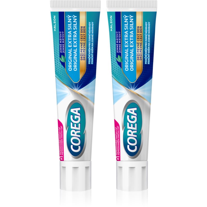 Corega Original Extra Strong gel fixare 2x70 g