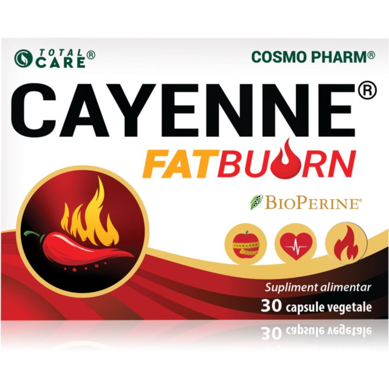 Cosmo Pharm Cayenne Fatburn capsule pentru stimularea pierderii în greutate 30 caps.