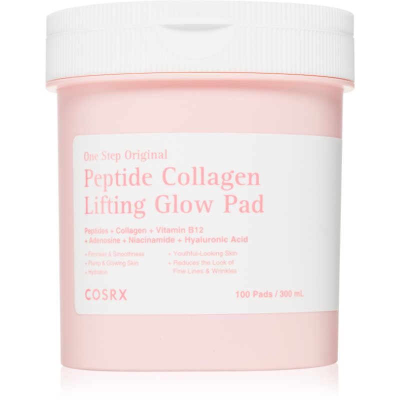 Cosrx One Step Original Peptide Collagen Lifting Glow Pad dischete de tonifiere pentru fermitatea și lifting-ul tenului 100 buc