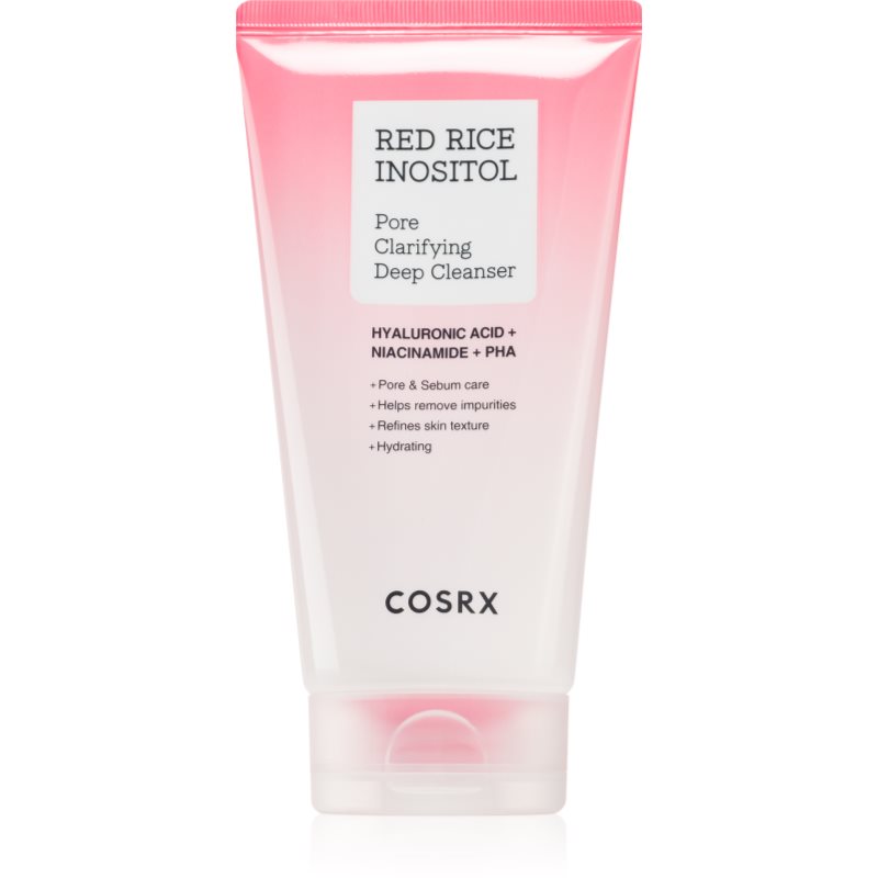Cosrx Red Rice Inositol Pore Clarifying Deep Cleanser Masca si gel de curatare 2 in 1 impotriva imperfectiunilor pielii 150 ml