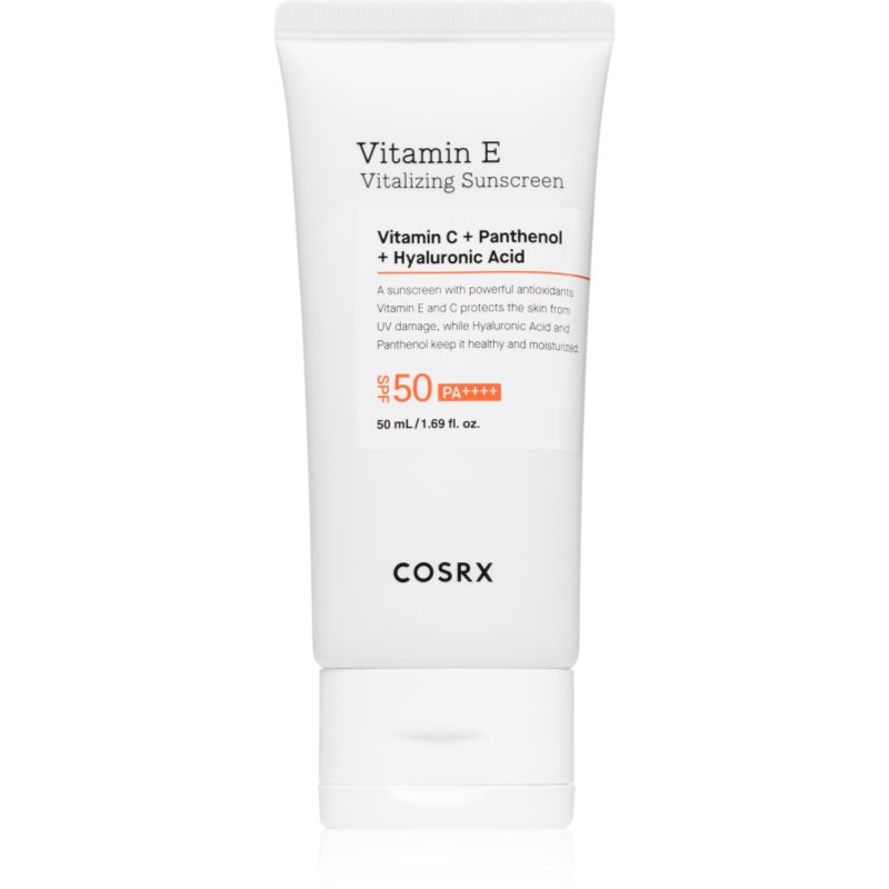 Cosrx Vitamin E Vitalizing Sunscreen crema de soare pentru fata SPF 50 50 ml