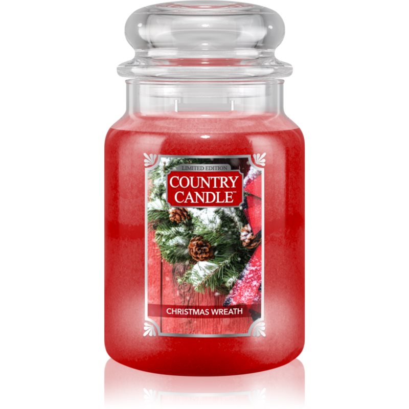 Country Candle Christmas Wreath lumânare parfumată 737 g