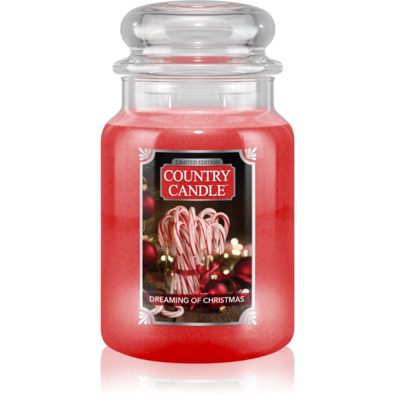 Country Candle Dreaming of Christmas lumânare parfumată 737 g