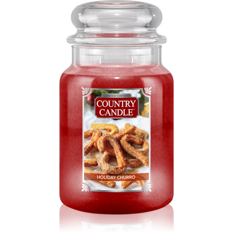 Country Candle Holiday Churro lumânare parfumată 737 g