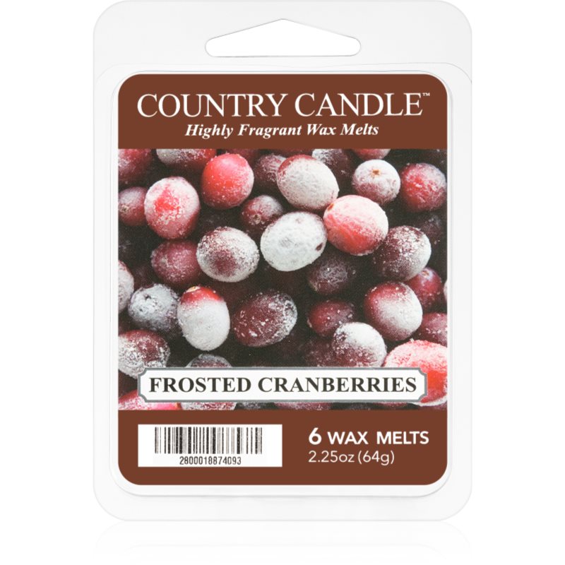 Country Candle Frosted Cranberries ceară pentru aromatizator