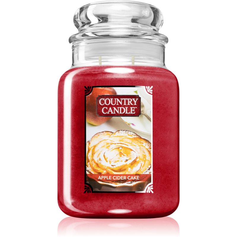 Country Candle Apple Cider Cake lumânare parfumată 652 g