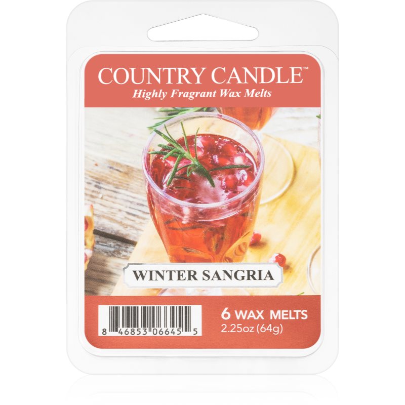 Country Candle Winter Sangria ceară pentru aromatizator 64 g